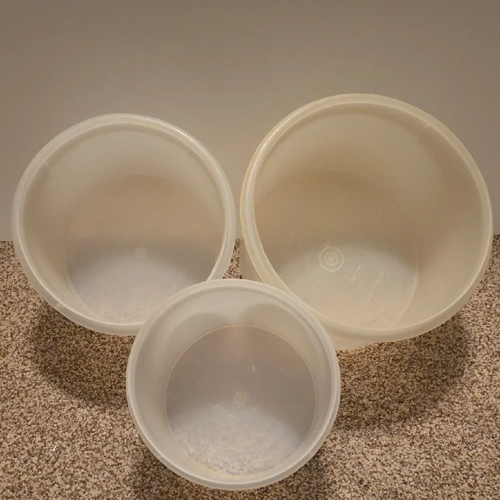 Vintage Tupperware Food Storage Containers Set - Canister Set